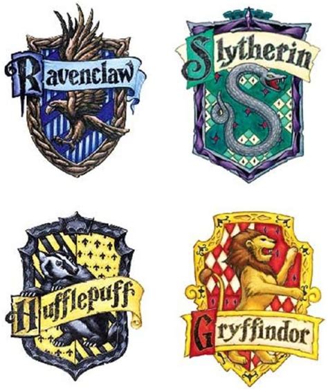 Hogwarts House Crests Printable