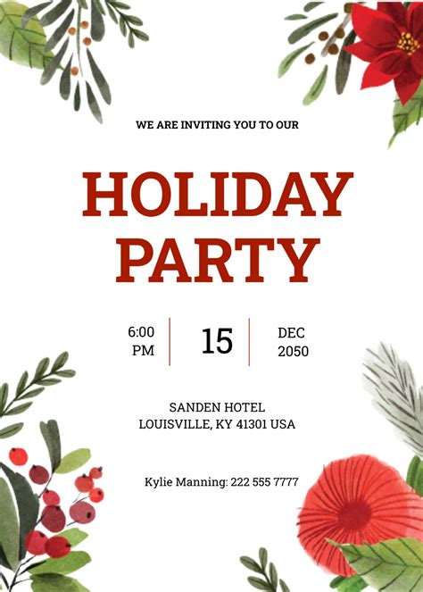 Holiday Party Template