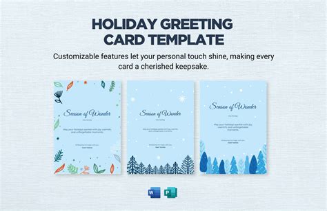 Holiday Template Cards