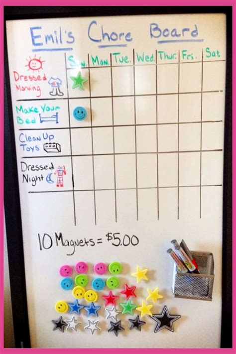 Homemade Diy Chore Chart Ideas