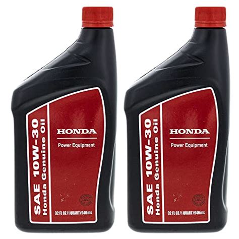 Honda Lawn Mower Oil Capacity Chart