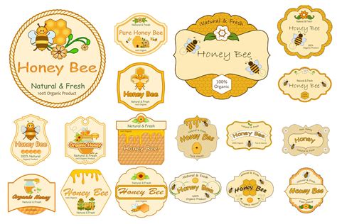 Honey Jar Labels Printable