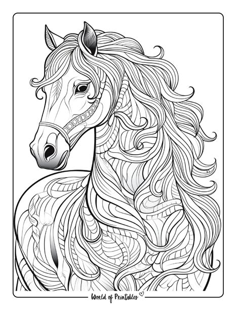 Horse Coloring Printable
