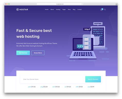 Hosting Company Template