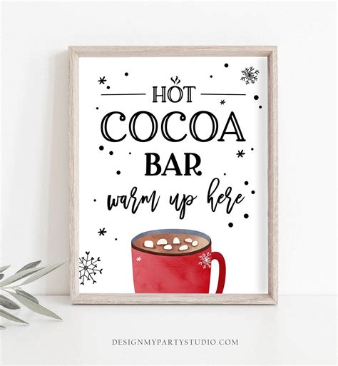 Hot Cocoa Bar Printable