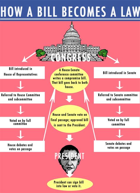 How A Bill Becomes Law Chart