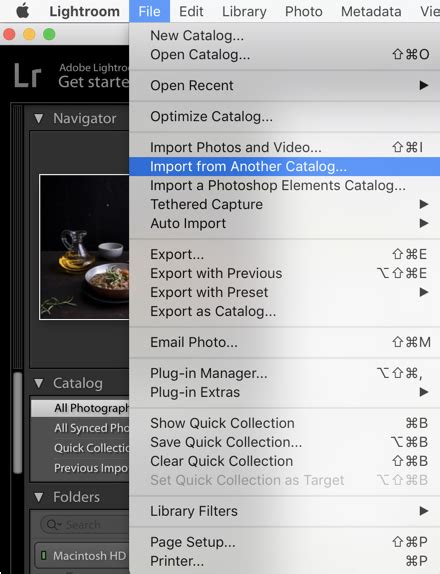 How Do I Merge Two Lightroom Catalogs
