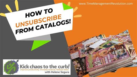 How Do I Unsubscribe From Catalogs