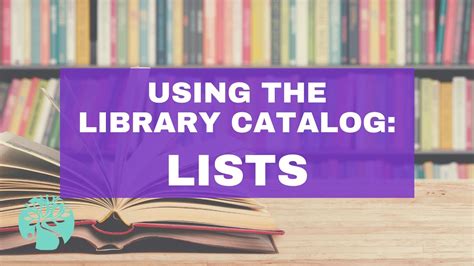 How Do Library Computer Catalogs List Books
