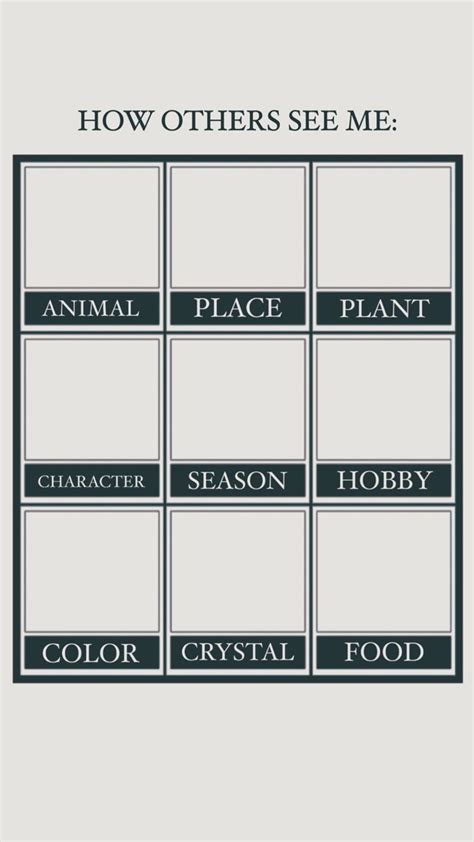 How I See You Template