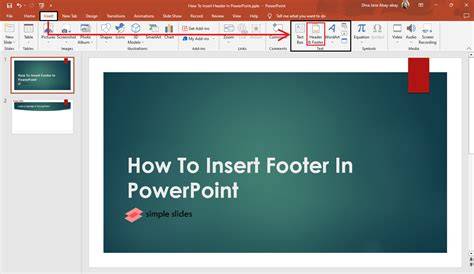 How To Add Picture To Footer Template In Powerpoint