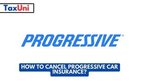 How To Cancel Car Insurance Progressive