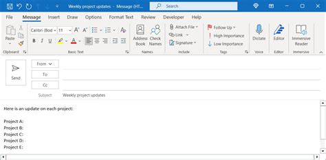 How To Change An Email Template In Outlook