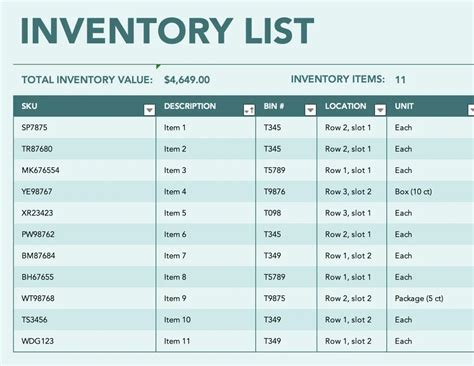 How To Create A Catalog Of Inventory Office