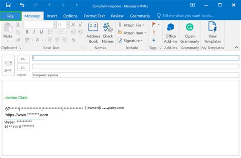 How To Create An Email Template In Outlook