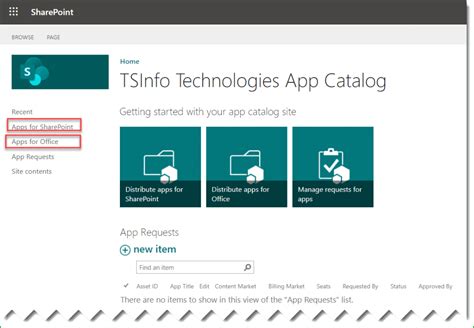How To Create App Catalog In Sharepoint Online