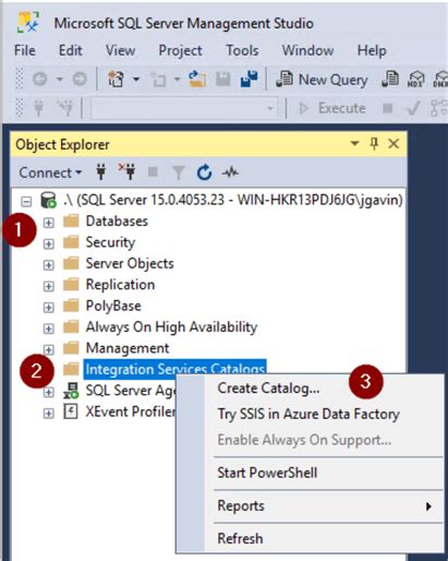 How To Create Ssis Catalog Step By Step