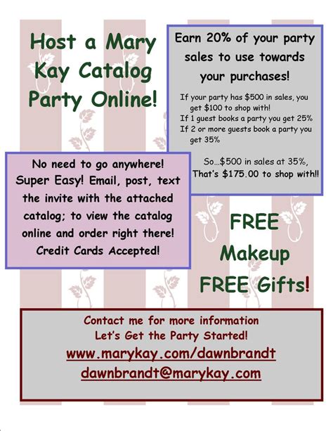 How To Do A Mary Kay Catalog Party