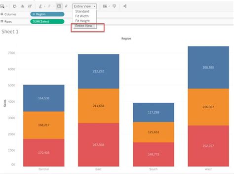 How To Do Stacked Bar Chart In Tableau