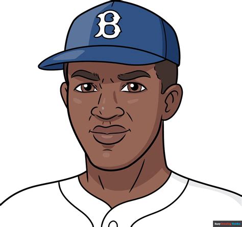 How To Draw Jackie Robinson