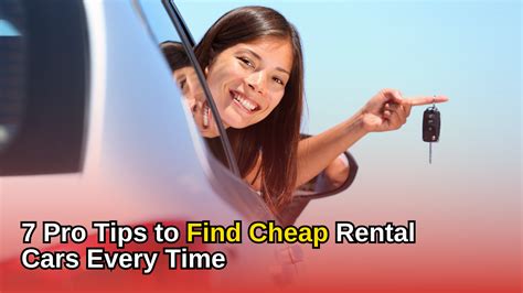 How To Find Cheap Rental Cars