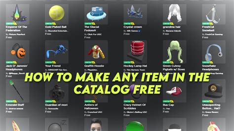 How To Get Any Catalog Item For Free