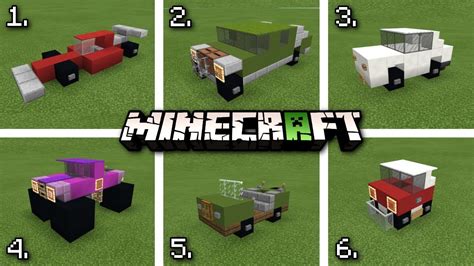 How To Make A Car Minecraft