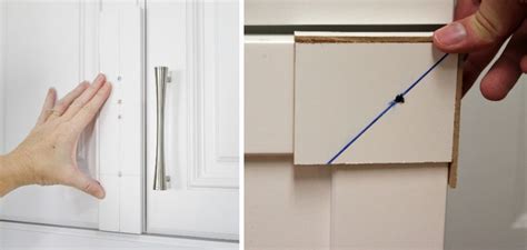 How To Make A Template For Cabinet Pulls