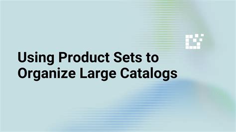How To Organize Catalogs