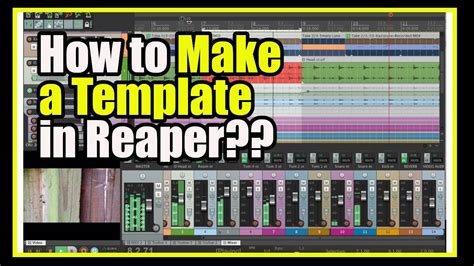 How To Save Track Template Without Automation Reaper Daw