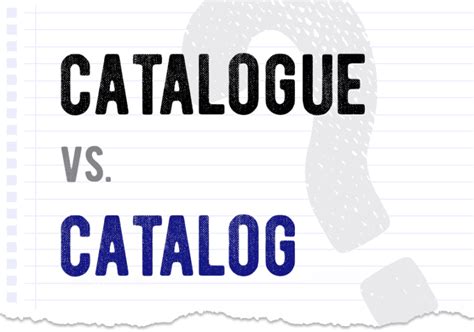 How To Spell Catalogue In Usa