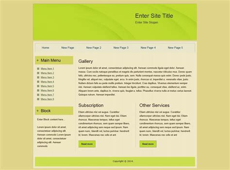 Html Basic Template