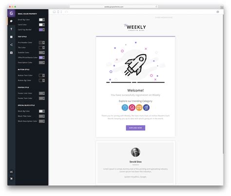 Html For Email Template