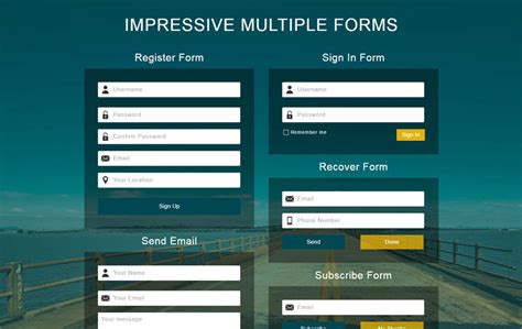 Html Form Template