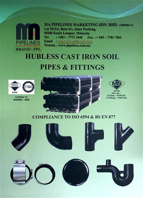 Hubless Cast Iron Pipe Catalogue