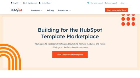 Hubspot Template Marketplace