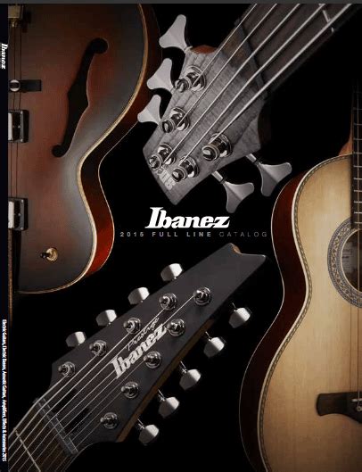 Ibanez Catalog 2015