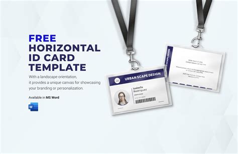 Id Card Template For Word