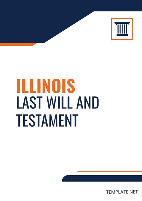 Illinois Will Template