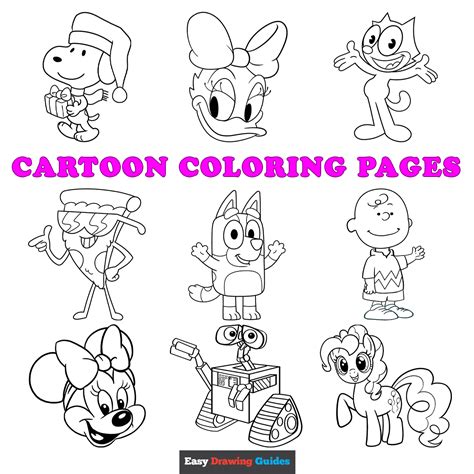 Image Result For Free Printable Cartoon Character Coloring Sheets