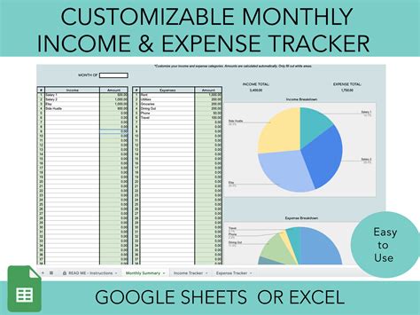 Income And Expense Excel Template