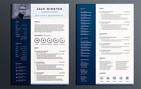 Indesign Free Resume Templates