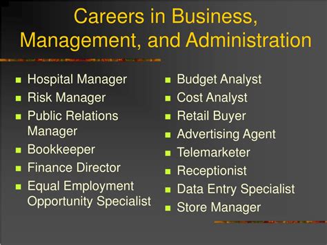 Information Management Career Opportunities