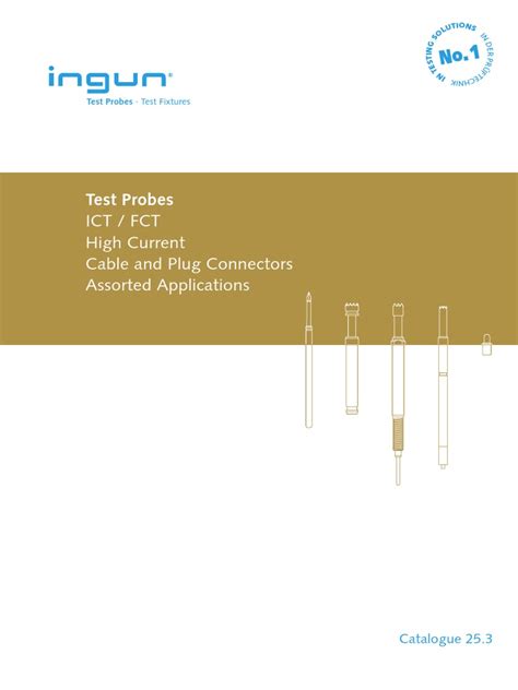 Ingun Test Probes Catalog 2017