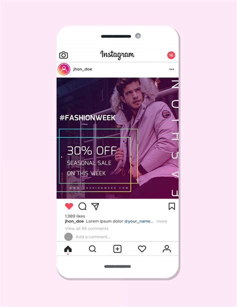 Instagram Ad Template