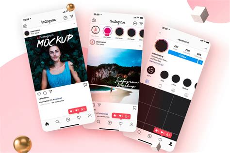 Instagram Mockup Template