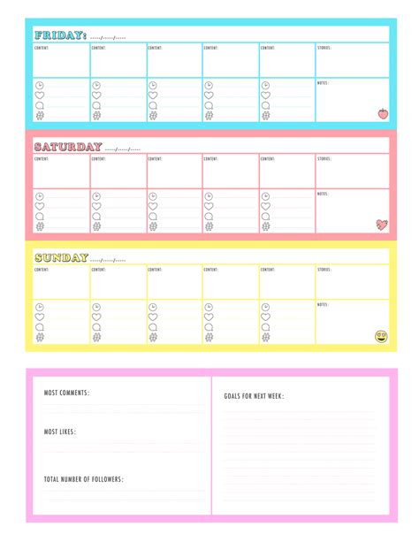 Instagram Planner Template
