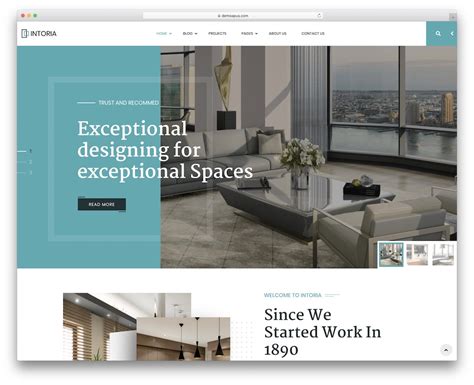Interior Design Website Template