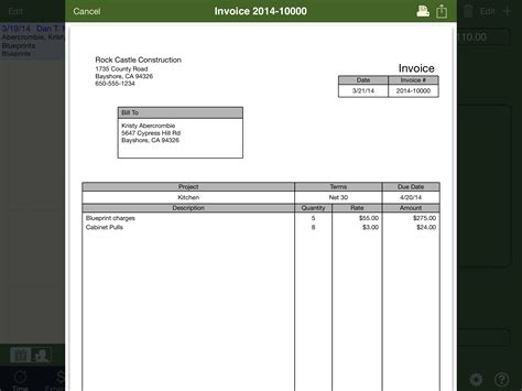 Invoice Template Quickbooks Online