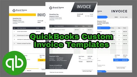 Invoice Templates For Quickbooks